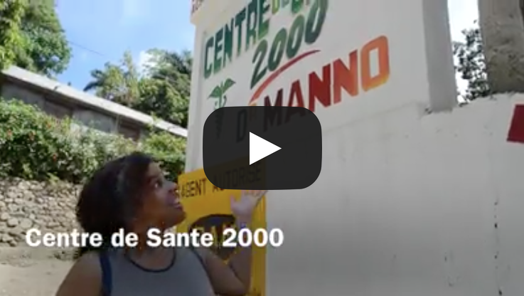 Sante 2000 Clinic video stillframe with play button